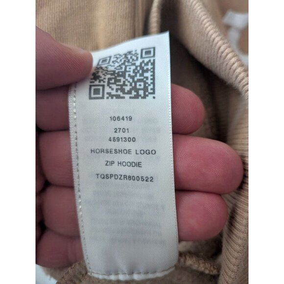 True Religion Horsehoe Logo full Sweatsuit set Med Tan Tracksuit - Picture 10 of 11